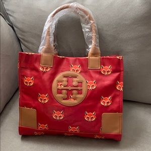 Rare Tory Burch Fox Printed Tote